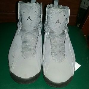 Jordan True Flight cool grey and black men's shoes